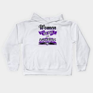 Women Who Read Are Dangerous Kids Hoodie